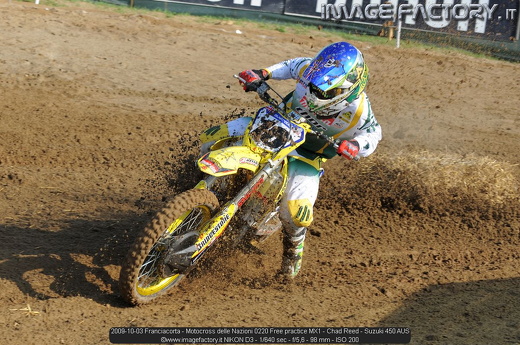2009-10-03 Franciacorta - Motocross delle Nazioni 0220 Free practice MX1 - Chad Reed - Suzuki 450 AUS